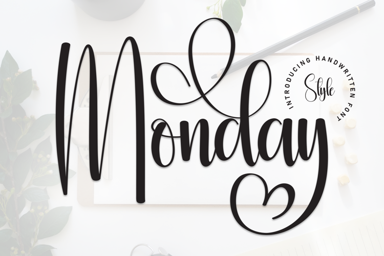 Preview of Monday Font