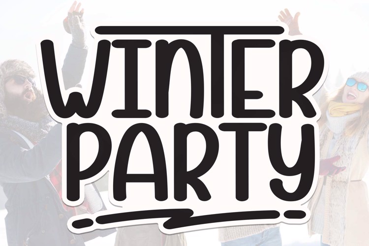 Winter Party Font