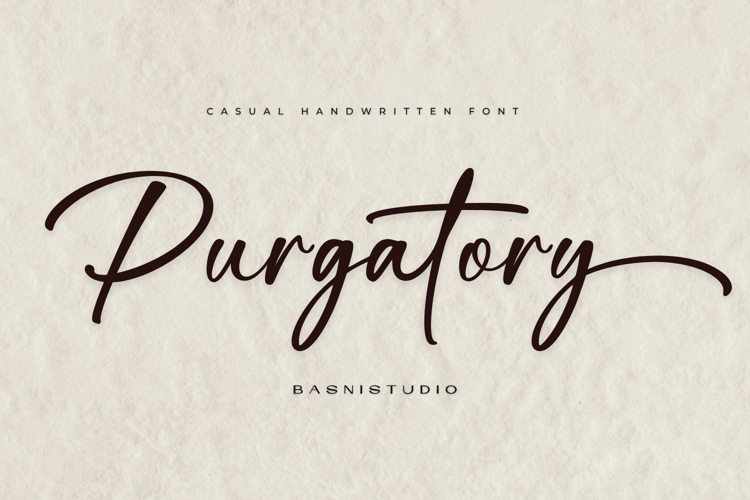Preview of Purgatory Font