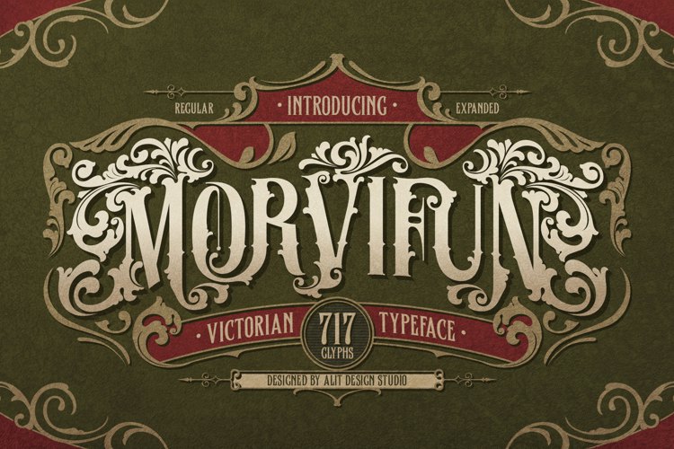 Morvifun Expanded Font