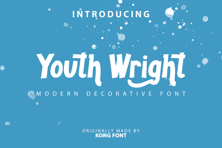 Youth wright Font