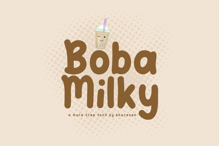 Boba Milky Font
