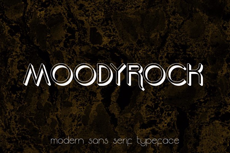 Moodyrock Extrude Font