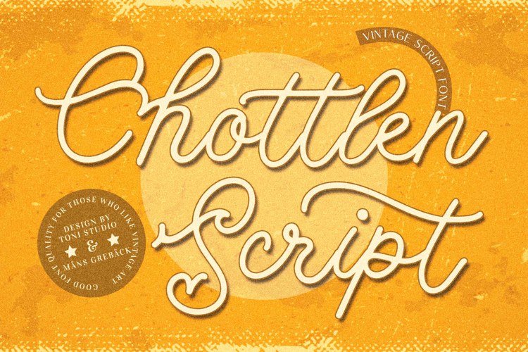 Chottlen Script Font