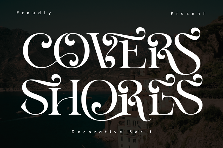 Preview of COVERS SHORES Font
