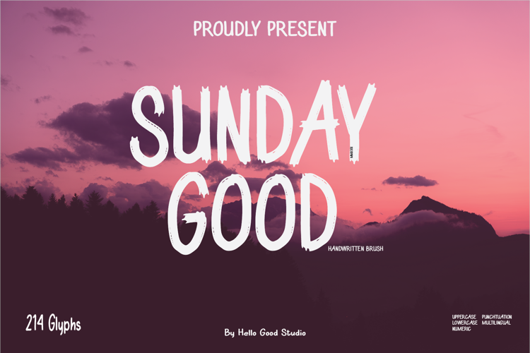 Sunday Good Font