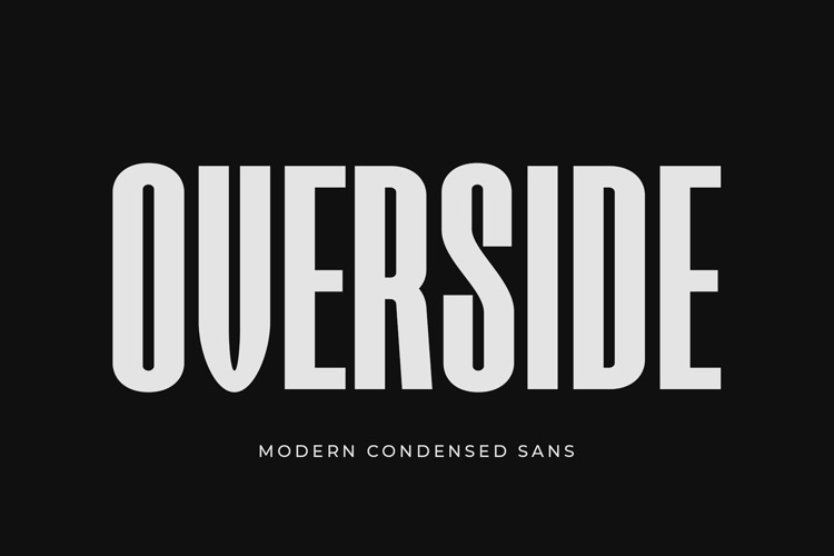 Preview of Overside Font