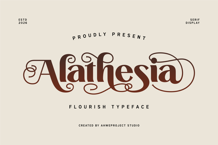 Preview of Alathesia Font
