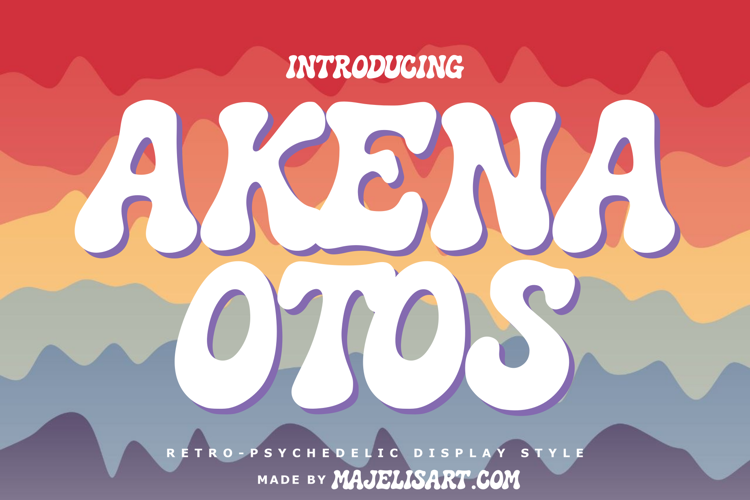 Preview of Akena Otos Font