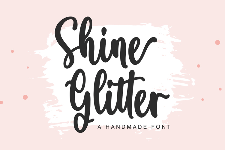 Shine Glitter Font