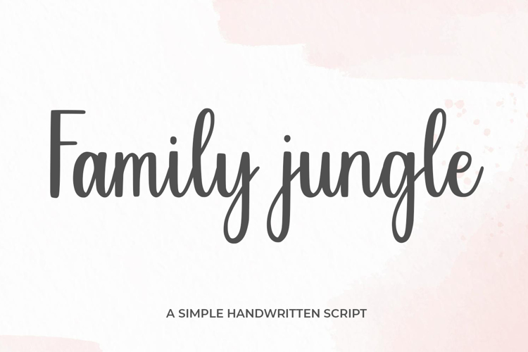 Family Jungle Font