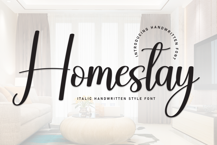 Preview of Homestay Font