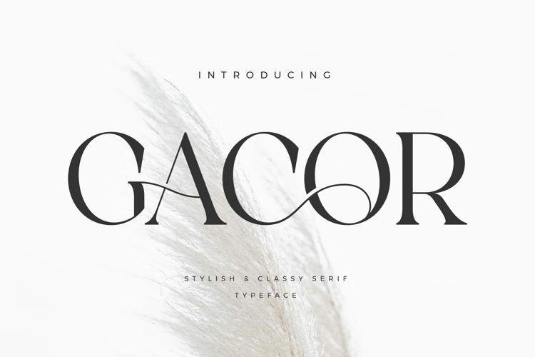 Preview of Gacor Font