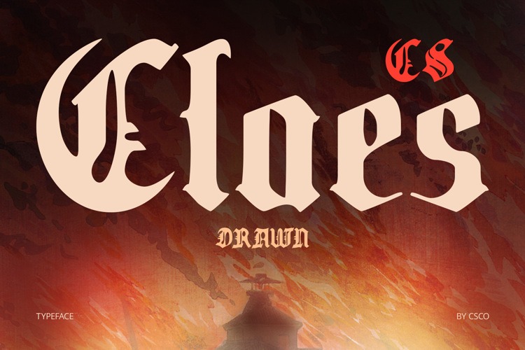 Preview of CS Claes Drawn Font