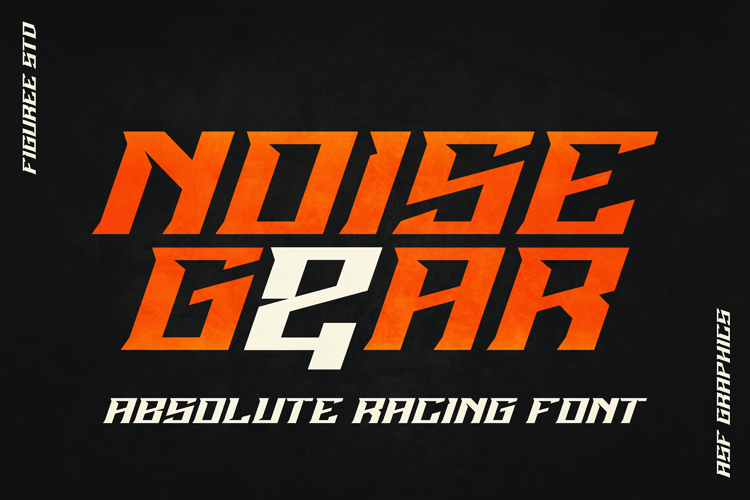 Preview of Noise Gear Font