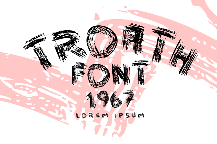 Preview of Vtks Troath Font