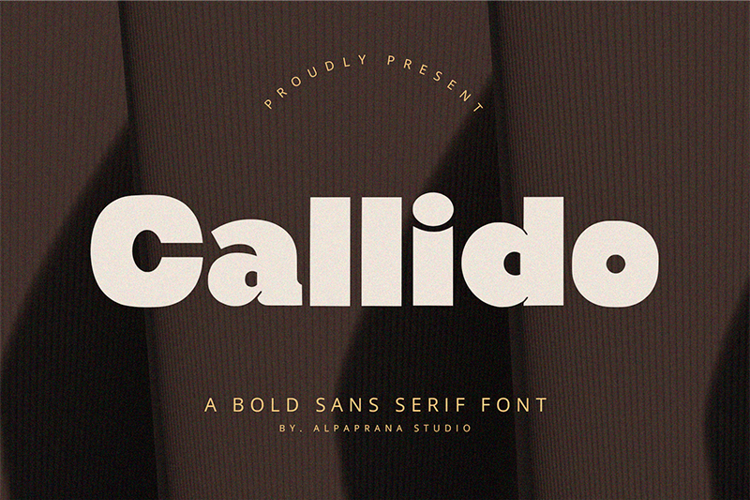 Preview of Callido Font