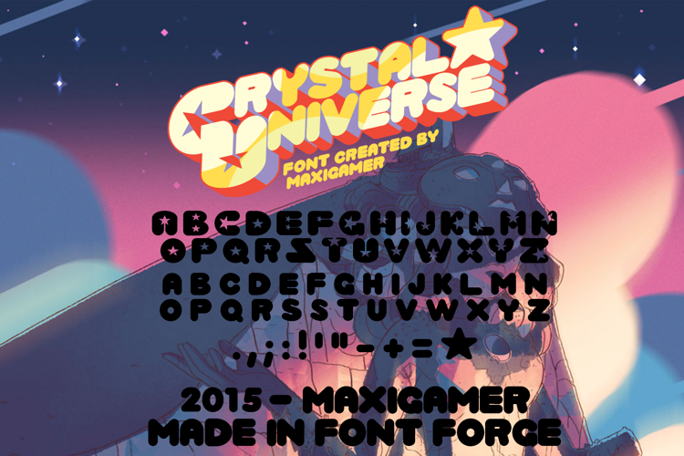 Crystal Universe Font