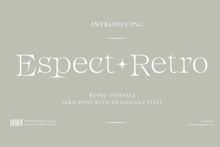 Espect Retro Font