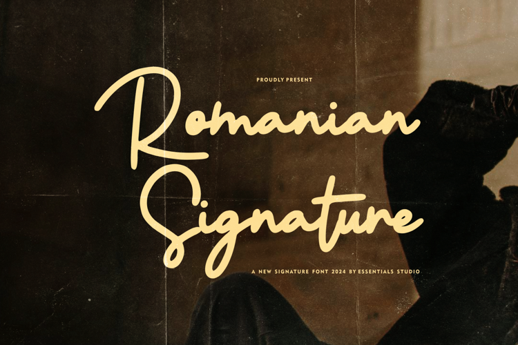 Preview of Romanian Signature Font