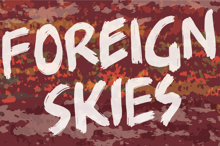Foreign Skies Font