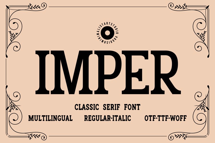Preview of IMPER Font