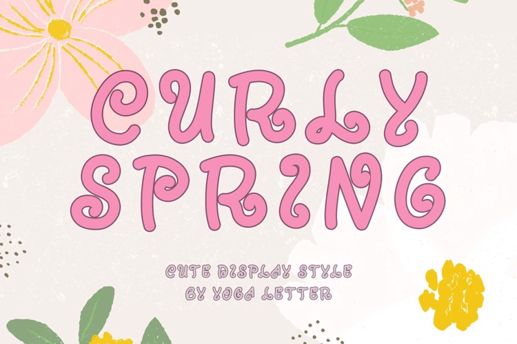 Curly Spring Font