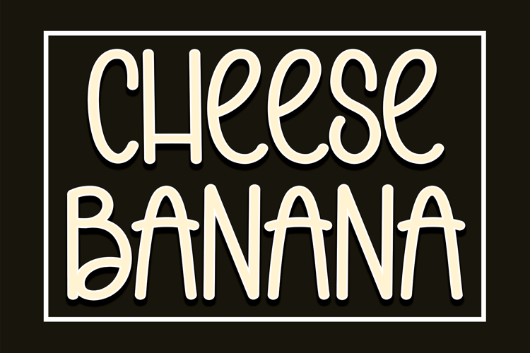 Cheese Banana Font