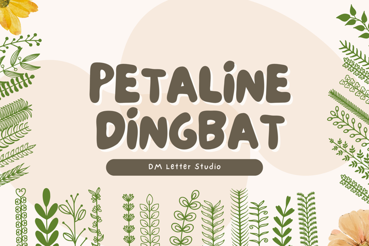Preview of Petaline Dingbat Font