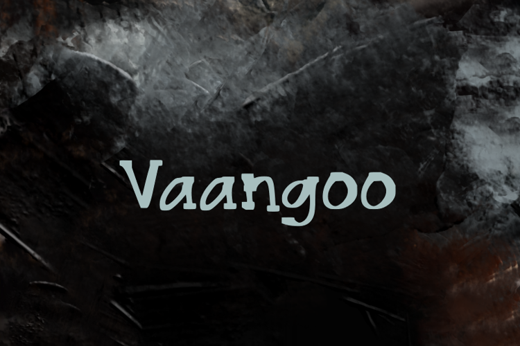 Preview of v Vaangoo Font