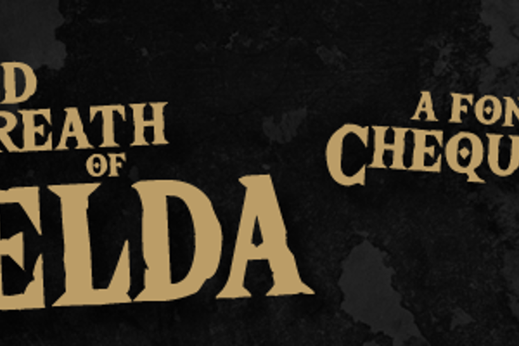 legend of zelda breath of the wild font