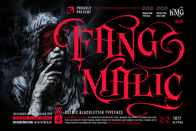 Preview of Fang Malic Font