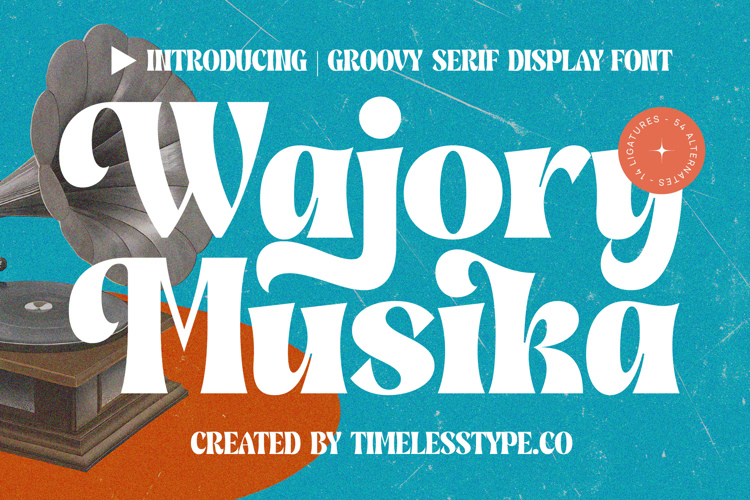Preview of Wajory Musika Font