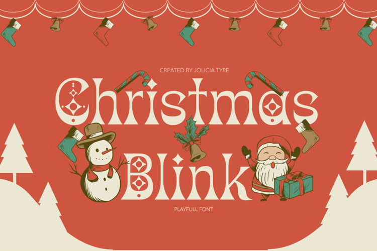Christmas Blink Font
