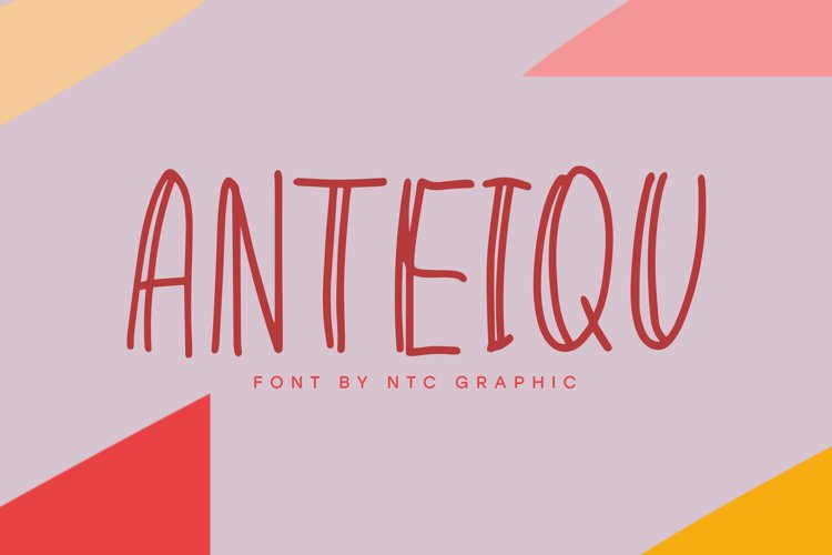 Preview of ANTEIQU Font