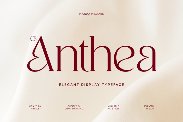 Preview of CS Anthea Font