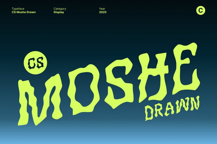 Preview of CS Moshe Drawn Font