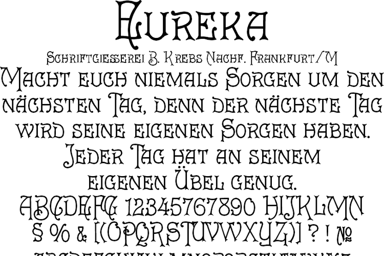 Eureka Font