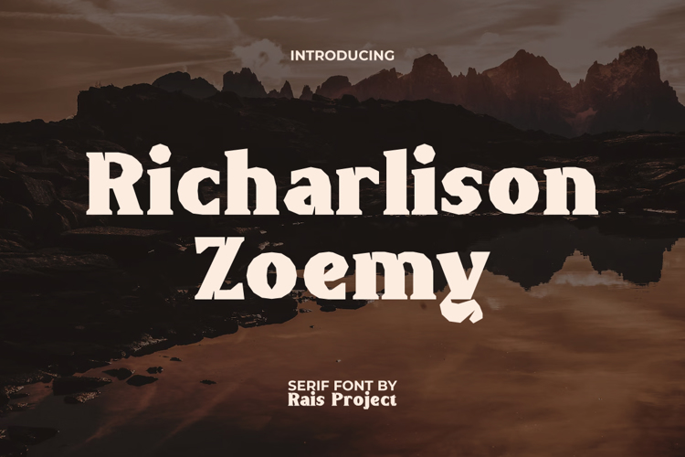 Preview of Richarlison Zoemy Font