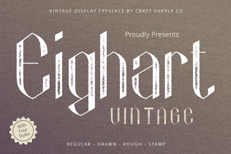 Eighart Vintage Font