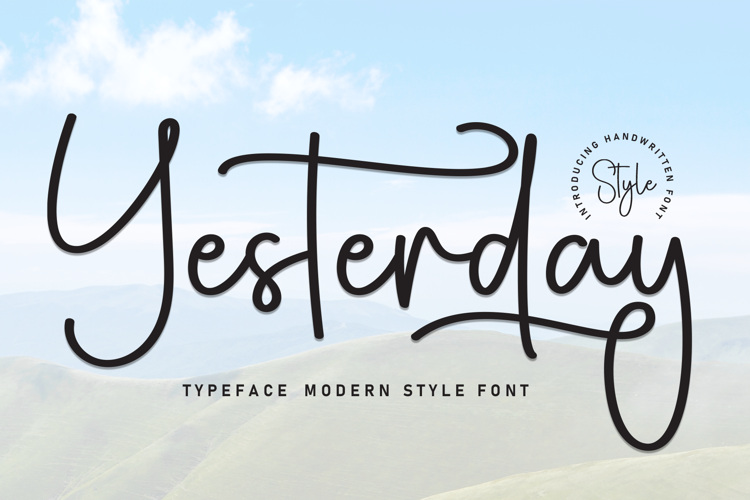 Yesterday Font