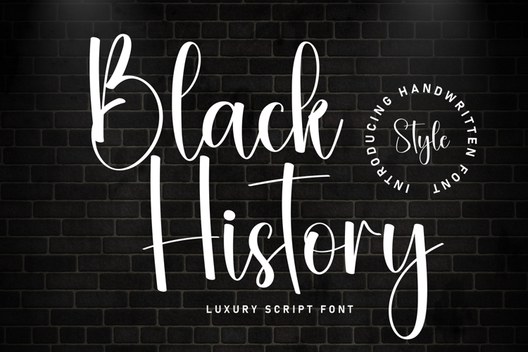 Preview of Black History Font
