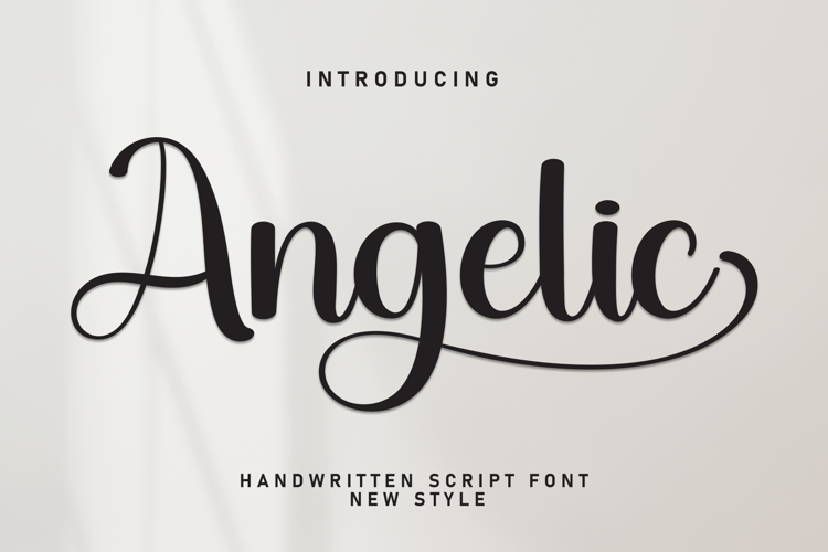 Preview of Angelic Font