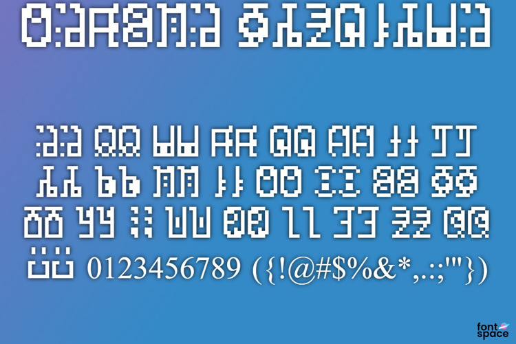 Madoka Pixelica Font