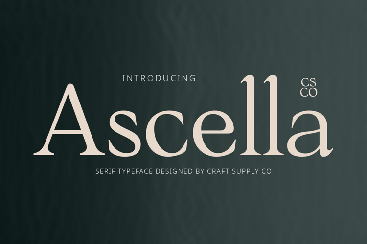 Preview of Ascella Font