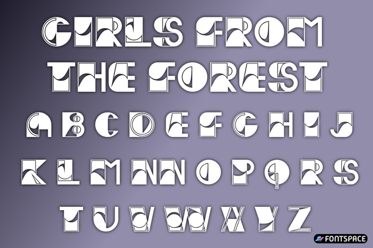 Preview of Girls from the Forest Font