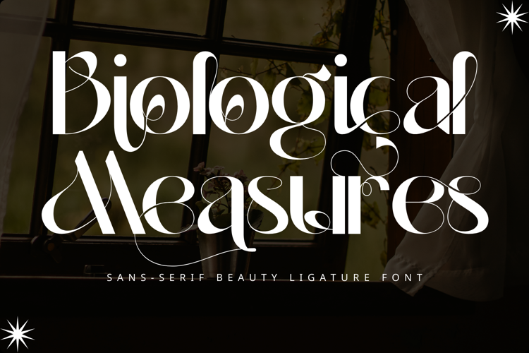 Preview of Biological Measures Font