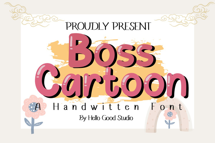 Preview of Boss cartoon Font