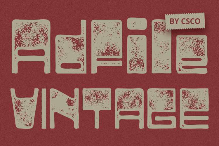 Adfile Vintage Font