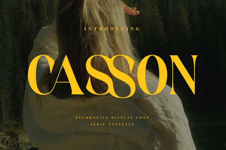 Preview of Casson Font